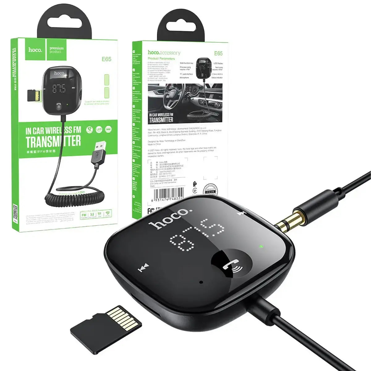 Hoco BT FM transmitter “E65 Unity” Hoco BT FM transmitter “E65 Unity”